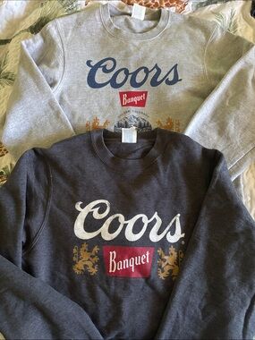 Coors crew neck sweatshirts